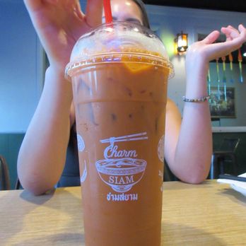 Charm Siam Restaurant - Thai Tea - Noodles Near Me - Long Beach, California