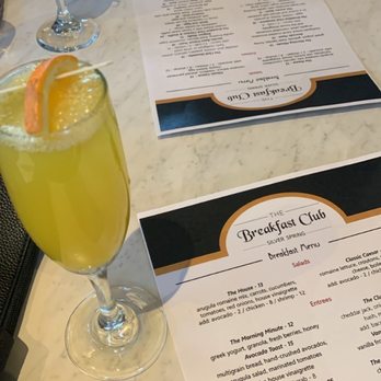 The Breakfast Club - Mimosas and menus - Breakfast & Brunch Near Me - Silver Spring, Maryland The Breakfast Club - Mimosas and menus - Breakfast & Brunch Near Me - Silver Spring, Maryland