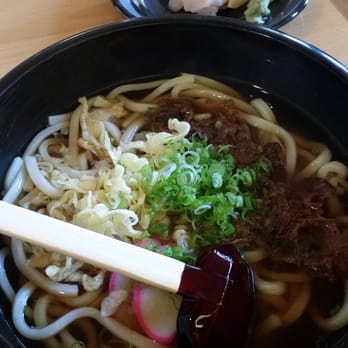 Jinbei - Beef udon soup and albacore sushi / nigiri - Japanese Near Me - Irvine, California Jinbei - Beef udon soup and albacore sushi / nigiri - Japanese Near Me - Irvine, California