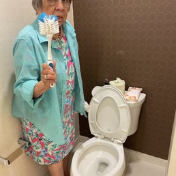 Toilet bowl brush?
