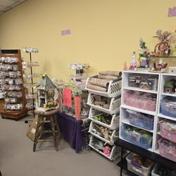 Fairy Garden Station. Come in anytime we are open and make a Fairy Garden. $10 plus the cost of accesories.