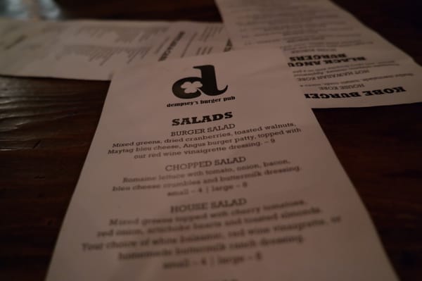 Menu photo 8 Dempsey's Burger Pub Wichita, KS Menu photo 8 Dempsey's Burger Pub Wichita, KS