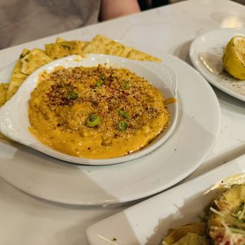Rouj Creole - Pepperjack Boudin Dip + Garlic Infused Saltines - Cajun/Creole Near Me - Baton Rouge, Louisiana Rouj Creole - Pepperjack Boudin Dip + Garlic Infused Saltines - Cajun/Creole Near Me - Baton Rouge, Louisiana