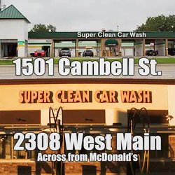 Super Clean Tunnel Wash - 2 GREAT LOCATIONS!