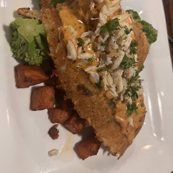 Anaya's Seafood Scratch Kitchen - Garlic Parmesan Flounder - Seafood Near Me - Dallas, Texas