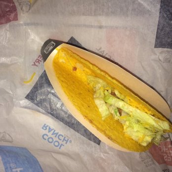 Taco Bell - This was my taco. - Fast Food Near Me - Muskegon, Michigan Taco Bell - This was my taco. - Fast Food Near Me - Muskegon, Michigan