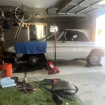 Apex Mobile Auto Services - Working on the Alpha Spyder - Auto Repair Near Me Apex Mobile Auto Services - Working on the Alpha Spyder - Auto Repair Near Me