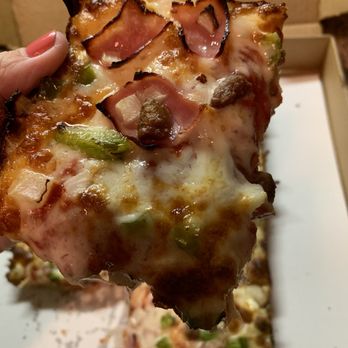 Green Lantern Pizza - Perfect crispy crust and char on that ham! So good! - Pizza Near Me - Clinton Township, Michigan Green Lantern Pizza - Perfect crispy crust and char on that ham! So good! - Pizza Near Me - Clinton Township, Michigan