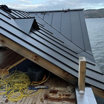 Fontaine Roofing & Siding - standing seam boat house - Roofing Near Me - Castleton, Vermont Fontaine Roofing & Siding - standing seam boat house - Roofing Near Me - Castleton, Vermont