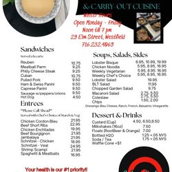 Wanderlust Catering & Home Solutions - Fall/Winter Menu 2024