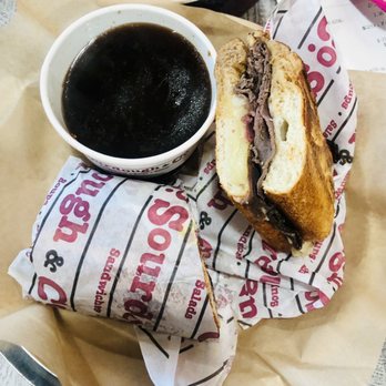 Sourdough & Co - Tri Tip with provolone! My wife said it was okay. She loves tri-tip so maybe that's because she's had it at several different places. - Sandwiches Near Me - Turlock, California Sourdough & Co - Tri Tip with provolone! My wife said it was okay. She loves tri-tip so maybe that's because she's had it at several different places. - Sandwiches Near Me - Turlock, California