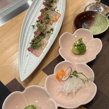 Ume Sushi - Avocado salmon balls & Serrano Hamachi - Japanese Near Me - Houston, Texas Ume Sushi - Avocado salmon balls & Serrano Hamachi - Japanese Near Me - Houston, Texas