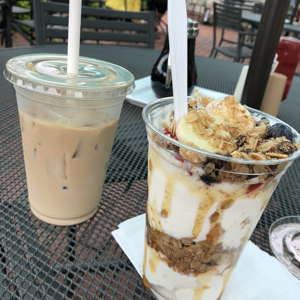 Cafe Chew - Greek Yogurt with honey and fruit. - Breakfast & Brunch Near Me - Sandwich, Massachusetts Cafe Chew - Greek Yogurt with honey and fruit. - Breakfast & Brunch Near Me - Sandwich, Massachusetts