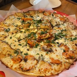Sweet potato pizza of the day
