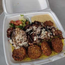 Falafel and Gardenia Plate