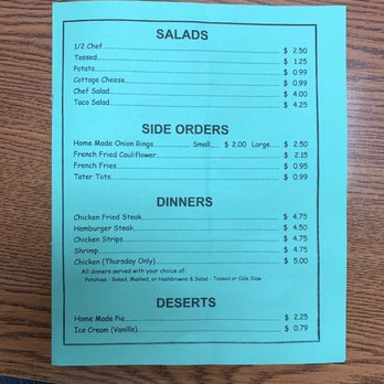 Hiway Inn - Dinners, salads, sides menu - Breakfast & Brunch Near Me - Girard, Kansas Hiway Inn - Dinners, salads, sides menu - Breakfast & Brunch Near Me - Girard, Kansas
