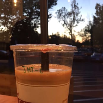 7 Leaves Cafe - Large Jasmine milk tea with no ice - less drink - Coffee & Tea Near Me - Irvine, California