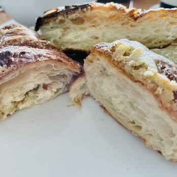 L'Ami Bakery - Inside the croissants. The yuzu and almond croissants are cream filled. - Bakeries Near Me - Pearl City, Hawaii L'Ami Bakery - Inside the croissants. The yuzu and almond croissants are cream filled. - Bakeries Near Me - Pearl City, Hawaii