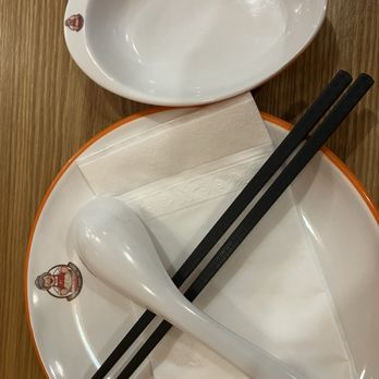 Grandma's Dumpling House - Grandma logos on the dinnerware - Chinese Near Me - New York, New York Grandma's Dumpling House - Grandma logos on the dinnerware - Chinese Near Me - New York, New York