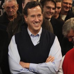 Bemidji Woolen Mills - Rick Santorum in his famous sweater vests.