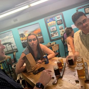 Dog'Gone Brewery - Dark beers on the left and light beers on the right! - Breweries Near Me - Rockport, Texas