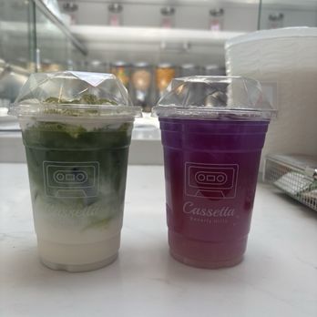 Cassetta - Marshmallow Matcha & Purple Haze Lemonade. - Coffee & Tea Near Me - Beverly Hills, California
