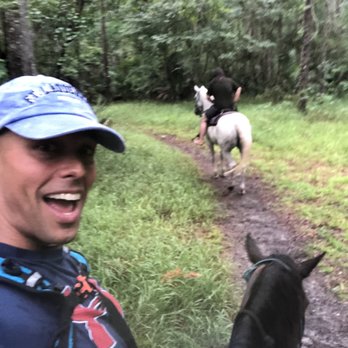 Makin' Tracks Trail Rides - Myself and buddy with Makin' Tracks Trail horses! - Horseback Riding Near Me - Fort McCoy, Florida