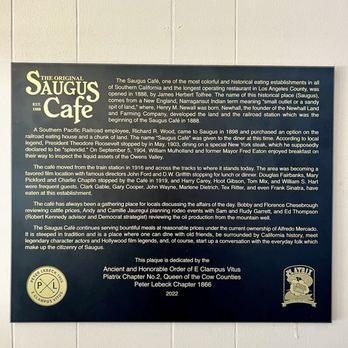 The Saugus Cafe - Diners Near Me - Santa Clarita, California