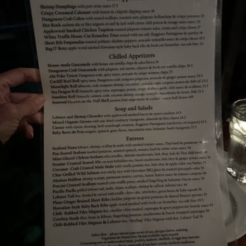 Pacific Coast Grill - Menu - Seafood Near Me - Cardiff, California