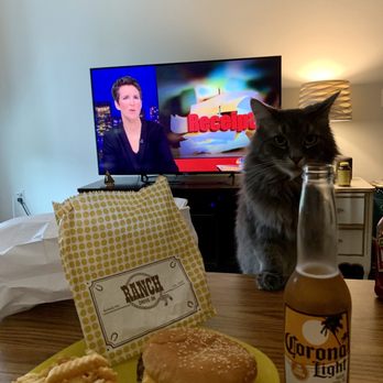 Ranch Drive-In - My dinner! A la cat, Corona, and Maddow. - Burgers Near Me - Bothell, Washington Ranch Drive-In - My dinner! A la cat, Corona, and Maddow. - Burgers Near Me - Bothell, Washington