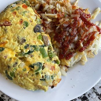 Sweet Basil Cafe' - Garden Omelet and hash browns - Breakfast & Brunch Near Me - Hanover Park, Illinois Sweet Basil Cafe' - Garden Omelet and hash browns - Breakfast & Brunch Near Me - Hanover Park, Illinois