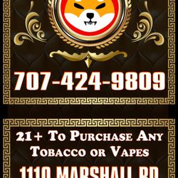 Shiba Smoke Shop - Welcome to Shiba Smoke Shop! 1110 Marshall Road, Vacaville Ca. IG: Shibasmokeshop