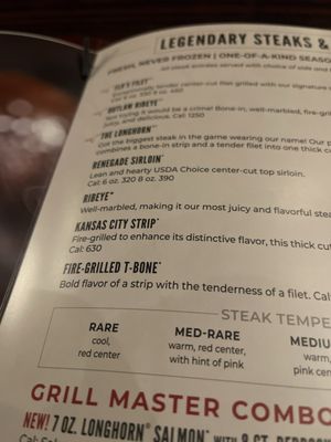 Menu photo 2 LongHorn Steakhouse Olathe, KS Menu photo 2 LongHorn Steakhouse Olathe, KS