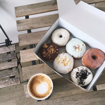 SuzyQ Doughnuts Hintonburg - latte and half a dozen - Donuts Near Me - Ottawa, Ontario SuzyQ Doughnuts Hintonburg - latte and half a dozen - Donuts Near Me - Ottawa, Ontario