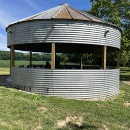 Gazebo that's great for a party Gazebo that's great for a party