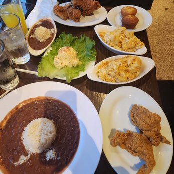 Morrow's - Red beans and rice, catfish, fried chicken, Mac and cheese, potato salad,  cornbread muffins - Cajun/Creole Near Me - New Orleans, Louisiana