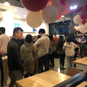 7 Leaves Cafe - Really crowded on grand opening day! - Coffee & Tea Near Me - Houston, Texas