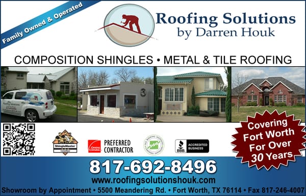Roofing Solutions By Darren Houk Logo