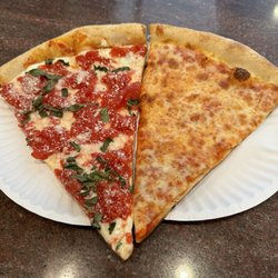 Original supreme and a plain slice