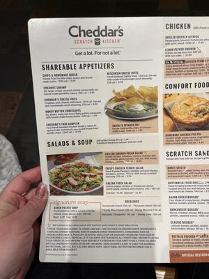 Menu photo 6 Cheddar's Scratch Kitchen Columbus, GA