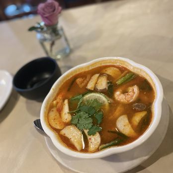 Thai Garden Restaurant & Bar - Spicy shrimp soup - Thai Near Me - Houston, Texas Thai Garden Restaurant & Bar - Spicy shrimp soup - Thai Near Me - Houston, Texas
