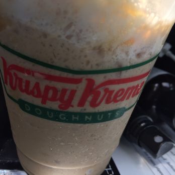 Krispy Kreme - Iced Caramel Latte - Donuts Near Me - Baton Rouge, Louisiana