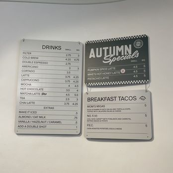 Blank Street Coffee - menu - Cafes Near Me - New York, New York