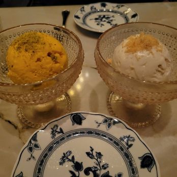 Baar Baar - Pistachio ice cream and coconut sorbet. That coconut sorbet was amazeballs. - Indian Near Me - Los Angeles, California
