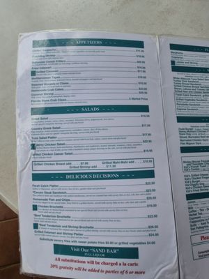 Menu photo 1 The Dune Deck Cafe Lantana, FL