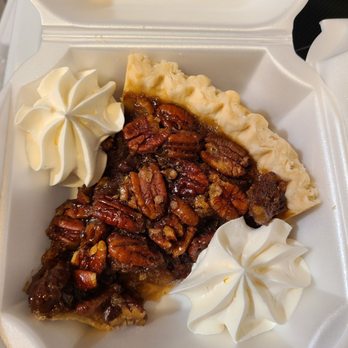 Sandbar & Grille - Bourbon Chocolate Pecan Pie. Delicious!! - Seafood Near Me - Buxton, North Carolina Sandbar & Grille - Bourbon Chocolate Pecan Pie. Delicious!! - Seafood Near Me - Buxton, North Carolina