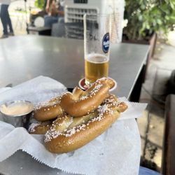 Bavarian Soft Pretzel, absolutely the best and fresh and warm and ready to be devoured!