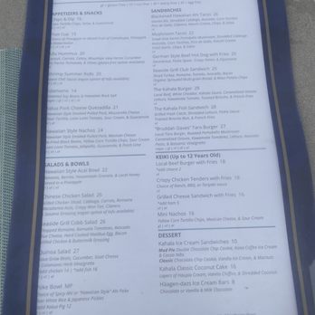Seaside Grill - Menu - Seafood Near Me - Honolulu, Hawaii Seaside Grill - Menu - Seafood Near Me - Honolulu, Hawaii