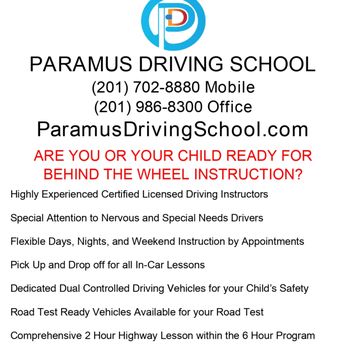 Paramus Driving School - Driving Schools Near Me - Paramus, New Jersey Paramus Driving School - Driving Schools Near Me - Paramus, New Jersey