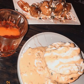 Ofrenda - Shrimp Nachos, Chicken Lollies, Oaxaca Old Fashioned - Latin American Near Me - Cave Creek, Arizona Ofrenda - Shrimp Nachos, Chicken Lollies, Oaxaca Old Fashioned - Latin American Near Me - Cave Creek, Arizona